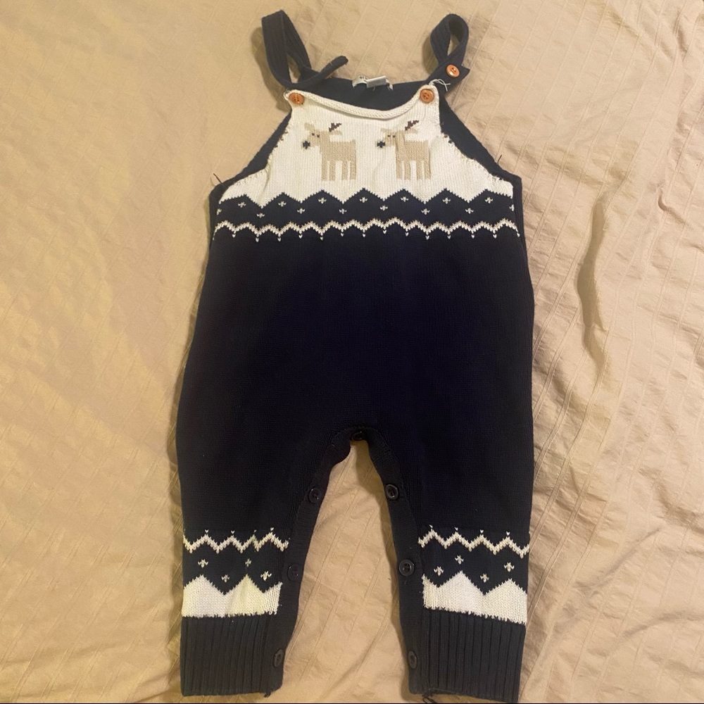 Cutest knit overalls